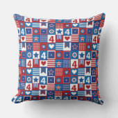 独立記念日2023年7月4日統一された州 クッション (正面)