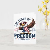 独立記念日2026 - 250年Usa Premium _1 カード (黄色い花)