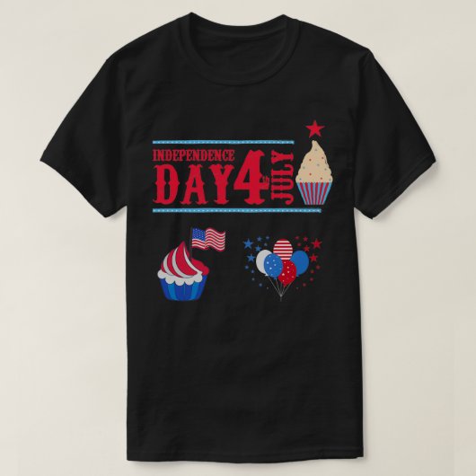 独立記念日23 Tシャツ (デザイン正面)