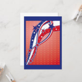 独立記念日7月第4 - カード (正面/裏面インサイチュ)