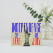 独立記念日7月4日はがき シーズンポストカード (スタンド正面)