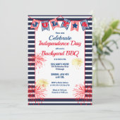 独立記念日7月4日バンティンバックヤードBBQ 招待状 (スタンド正面)