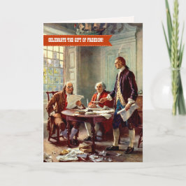 独立記念日7月4日ファインアート カード