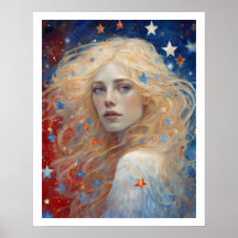 独立記念日7月4日女性花火アールデコ