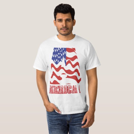 独立記念日7月4日 Tシャツ (正面フル)