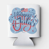 独立記念日7月4日Koozieクール 缶クーラー (裏面)