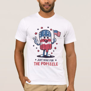 独立記念日 アイスキャンディー好きなだけ Tシャツ