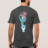 独立記念日 |アルドー Tシャツ (裏面)