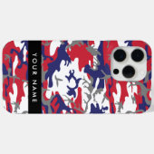 独立記念日 カモフラージュ 名前をカスタマイズ Case-Mate iPhoneケース (裏面 (横))