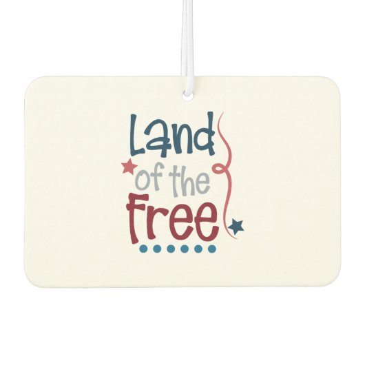 独立記念日 カーエアーフレッシュナー (正面)