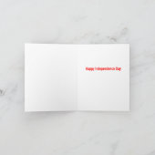 独立記念日 カード (内部)