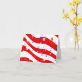 独立記念日 カード (黄色い花)