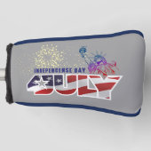 独立記念日 |ゴルフパターカバー ゴルフヘッドカバー (正面)