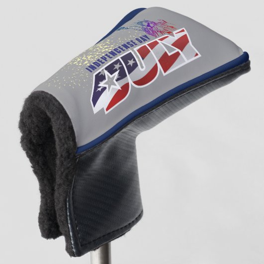 独立記念日 |ゴルフパターカバー ゴルフヘッドカバー (3/4 正面)
