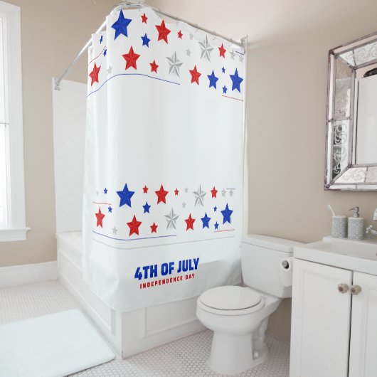 独立記念日 シャワーカーテン (インサイチュ)