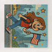 独立記念日 ジグソーパズル (横)