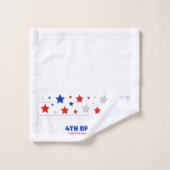 独立記念日 バスタオルセット (ウォッシュタオル)