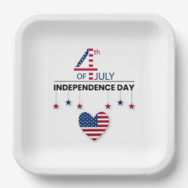 独立記念日 ペーパープレート