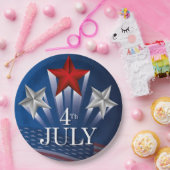 独立記念日 ペーパープレート (パーティー)