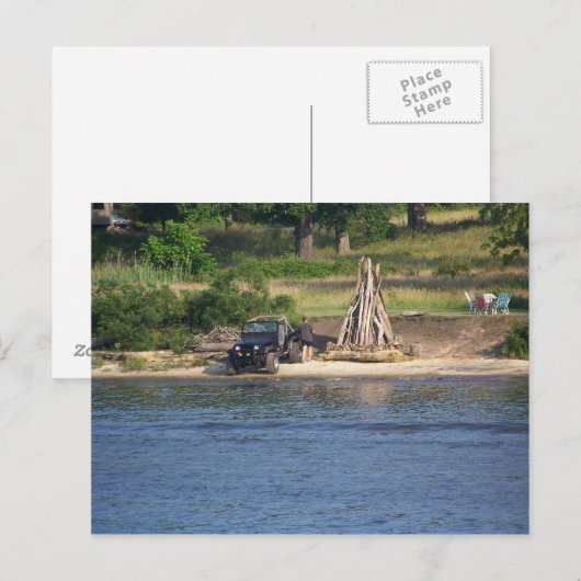 独立記念日 ポストカード (正面/裏面)