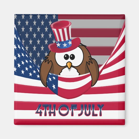 独立記念日 マグネット (正面)