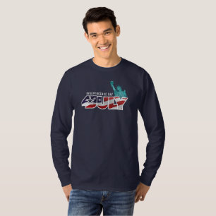 独立記念日 メンズ長袖 Tシャツ