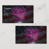 独立記念日 名刺 (正面/裏面)