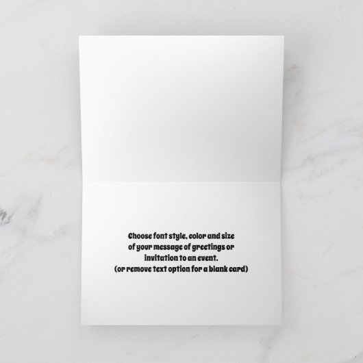 独立記念日 招待状 (内部)