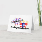 独立記念日 招待状 (正面)