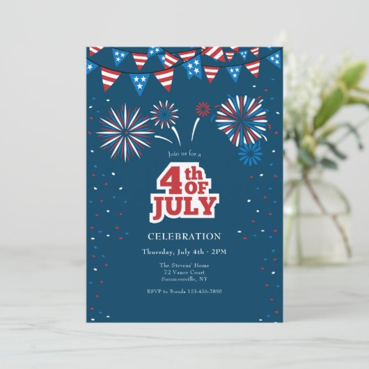 独立記念日 招待状 (スタンド正面)