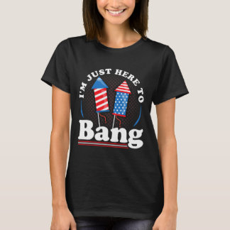独立記念日 私はただ4th JulyにNgするためにここにいます Tシャツ