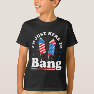 独立記念日 私はただ4th JulyにNgするためにここにいます Tシャツ