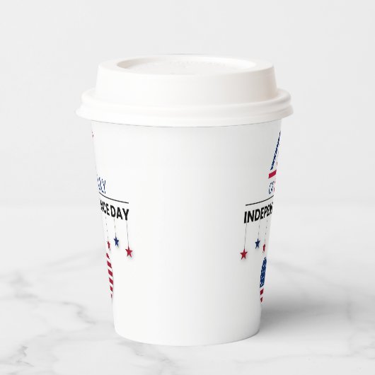 独立記念日 紙コップ (左)