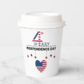 独立記念日 紙コップ (正面)