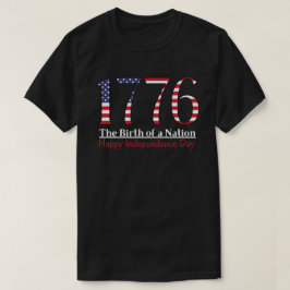 独立記念日(統一された州) 1776 Tシャツ