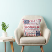 独立記念日 – 赤、白、青の地下鉄アート クッション (椅子)