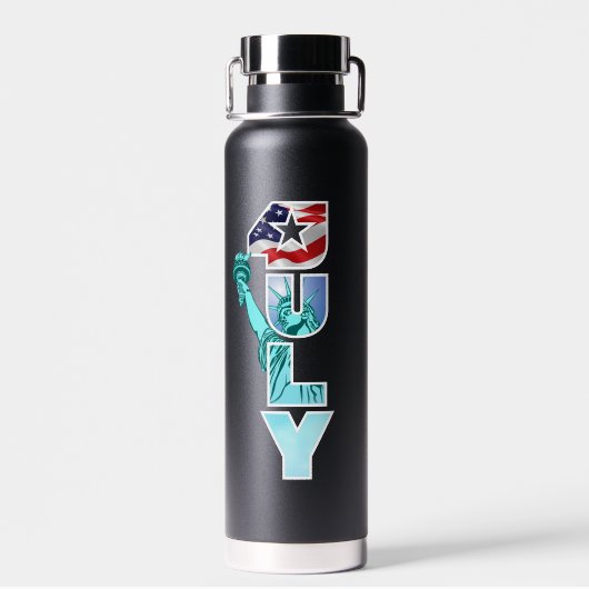 独立記念日 |銅の真空断熱 ウォーターボトル (背面)