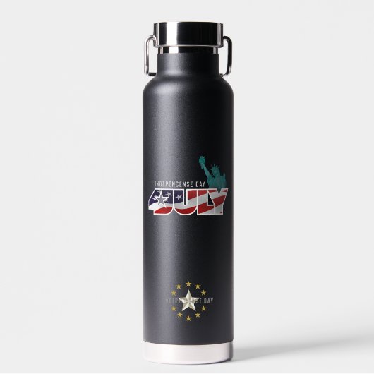 独立記念日 |銅の真空断熱 ウォーターボトル (正面)