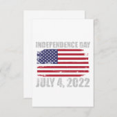 独立記念日 – 2022年7月4日 エンクロージャーカード (正面/裏面)
