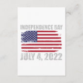 独立記念日 – 2022年7月4日 エンクロージャーカード (正面)