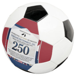 独立記念日 250周年 赤 白 青 サッカーボール