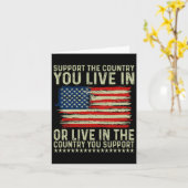 独立記念日 4th Of July 愛国心 カード (黄色い花)