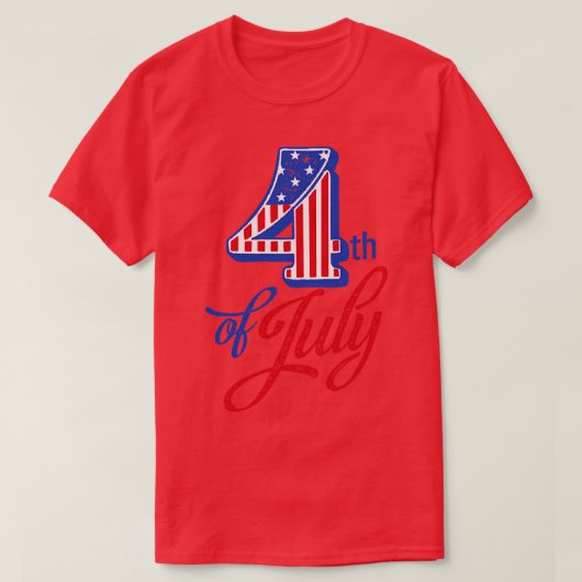 独立記念日(5) Tシャツ (デザイン正面)