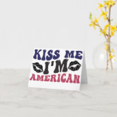 独立記念日、7月の4日シャツ、愛国的なシャツ カード (黄色い花)