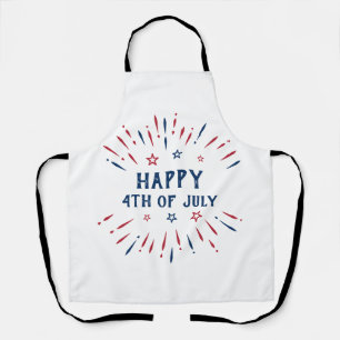 独立記念日 7月4日 愛国的なアメリカ人 エプロン