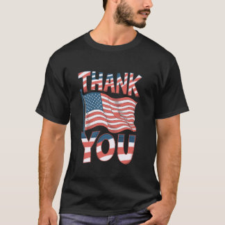 独立記念日 7月4日 愛国者に感謝 Tシャツ
