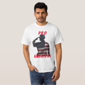 独立記念日 | 7月4日| Pro American Soldier Tシャツ (正面フル)
