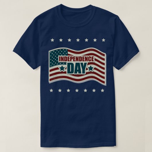 独立記念日(8) Tシャツ (デザイン正面)
