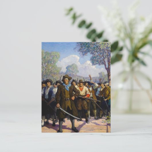 独立記念日、N.C.ワイエスのコンコードブリッジで シーズンポストカード (スタンド正面)