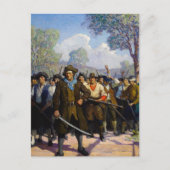 独立記念日、N.C.ワイエスのコンコードブリッジで シーズンポストカード (正面)